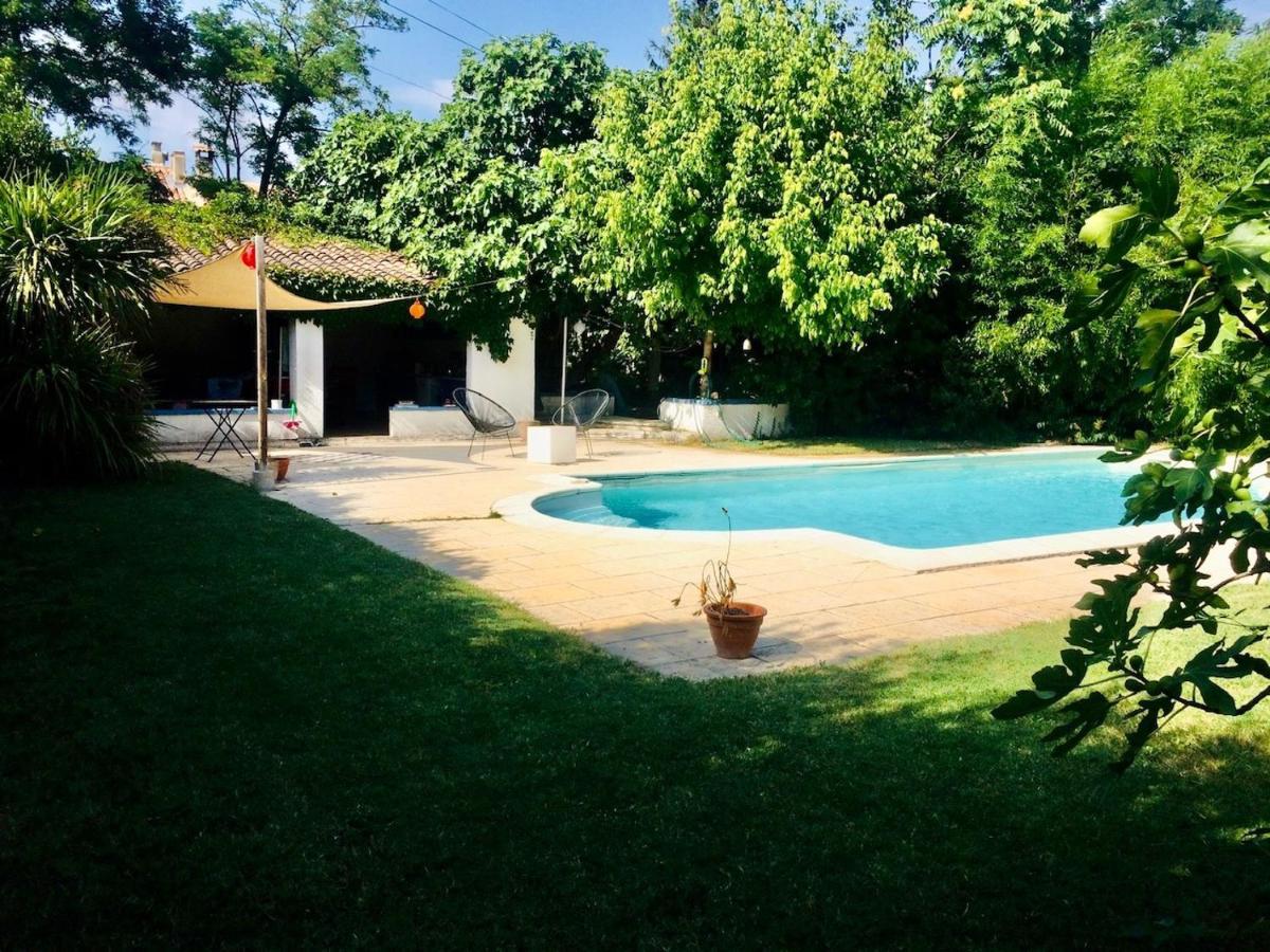 Studio Independant Terrasse Piscine Avignon Bagian luar foto